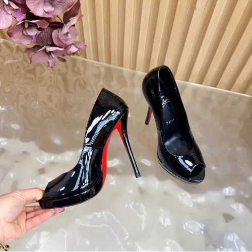 Replica Christian Louboutin High-heeled shoes For Women #1432942 $122.00 USD for Wholesale
