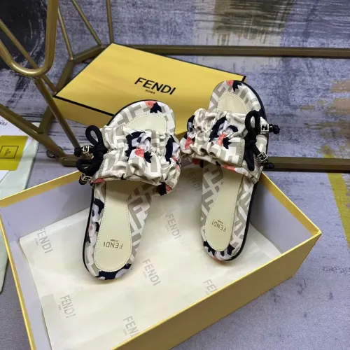 Replica Fendi Slippers For Women #1432947 $82.00 USD for Wholesale