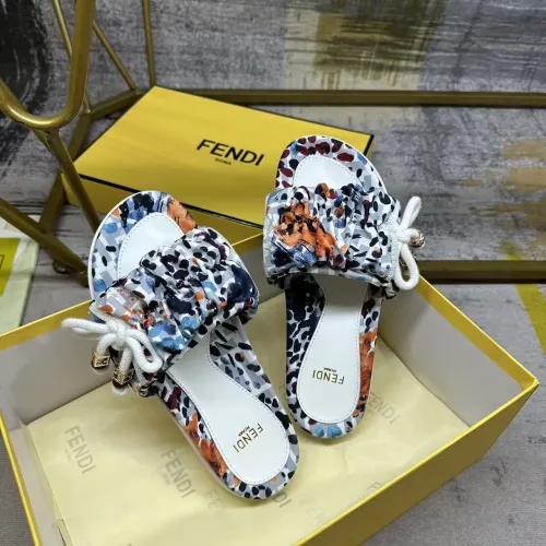 Replica Fendi Slippers For Women #1432950 $82.00 USD for Wholesale