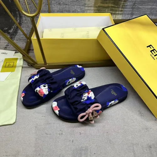 Wholesale Fendi Slippers For Women #1432951 $82.00 USD, Wholesale Quality Replica Fendi Slippers