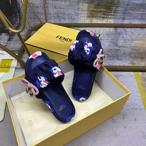 Replica Fendi Slippers For Women #1432951 $82.00 USD for Wholesale