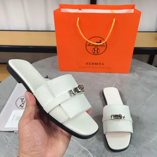 Replica Hermes Slippers For Women #1432970 $88.00 USD for Wholesale