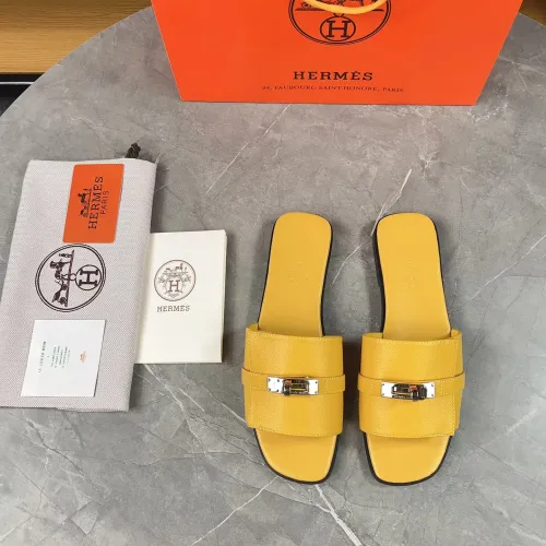 Replica Hermes Slippers For Women #1432973 $88.00 USD for Wholesale