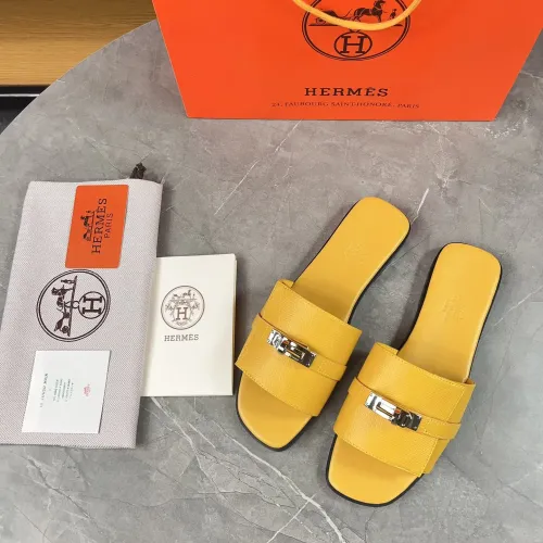 Replica Hermes Slippers For Women #1432973 $88.00 USD for Wholesale