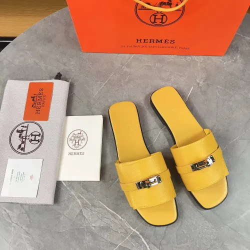 Replica Hermes Slippers For Women #1432973 $88.00 USD for Wholesale