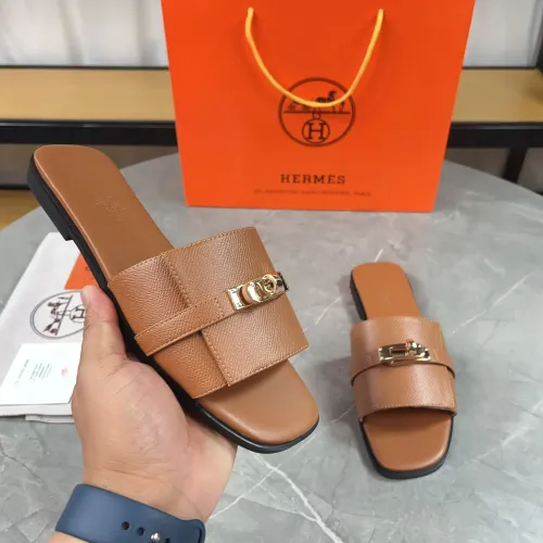 Replica Hermes Slippers For Women #1432975 $88.00 USD for Wholesale