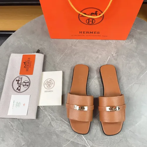 Replica Hermes Slippers For Women #1432975 $88.00 USD for Wholesale