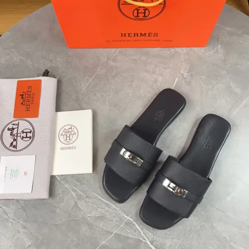 Replica Hermes Slippers For Women #1432976 $88.00 USD for Wholesale