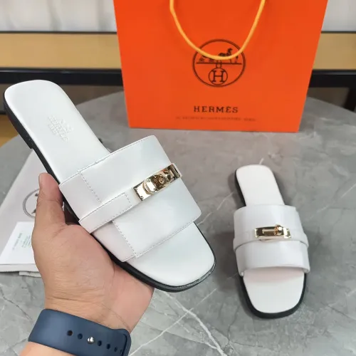 Replica Hermes Slippers For Women #1432980 $88.00 USD for Wholesale