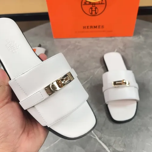 Replica Hermes Slippers For Women #1432980 $88.00 USD for Wholesale
