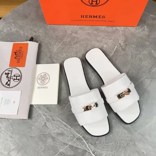 Replica Hermes Slippers For Women #1432980 $88.00 USD for Wholesale