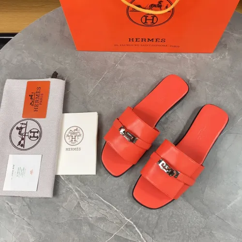 Replica Hermes Slippers For Women #1432983 $88.00 USD for Wholesale
