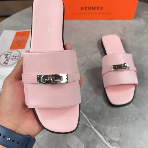 Replica Hermes Slippers For Women #1432984 $88.00 USD for Wholesale