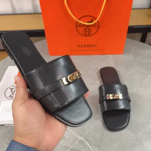 Replica Hermes Slippers For Women #1432986 $88.00 USD for Wholesale