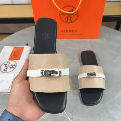 Replica Hermes Slippers For Women #1432987 $88.00 USD for Wholesale