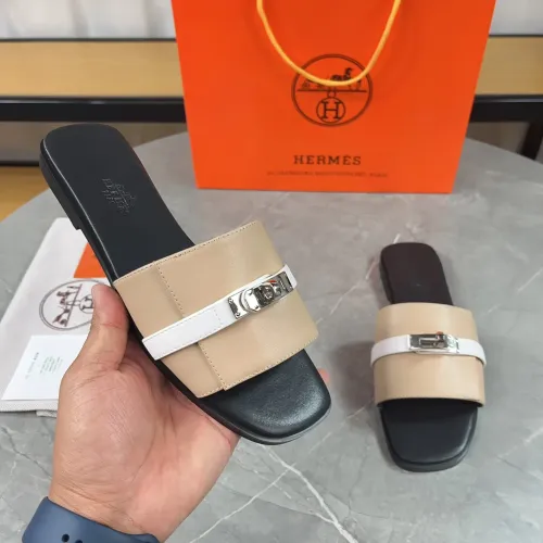 Replica Hermes Slippers For Women #1432987 $88.00 USD for Wholesale