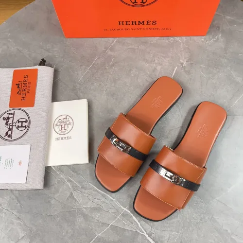 Replica Hermes Slippers For Women #1432988 $88.00 USD for Wholesale