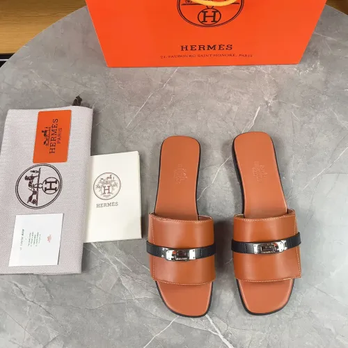 Replica Hermes Slippers For Women #1432988 $88.00 USD for Wholesale