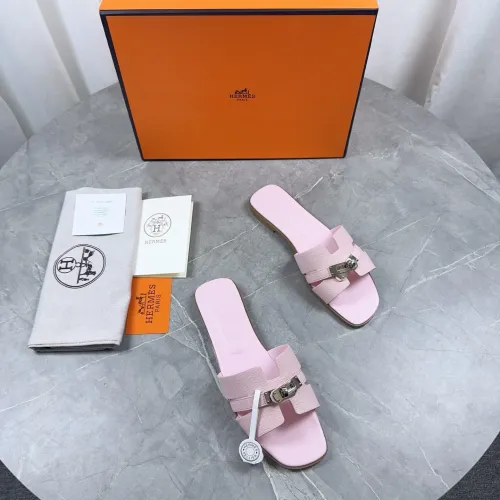 Replica Hermes Slippers For Women #1432989 $85.00 USD for Wholesale
