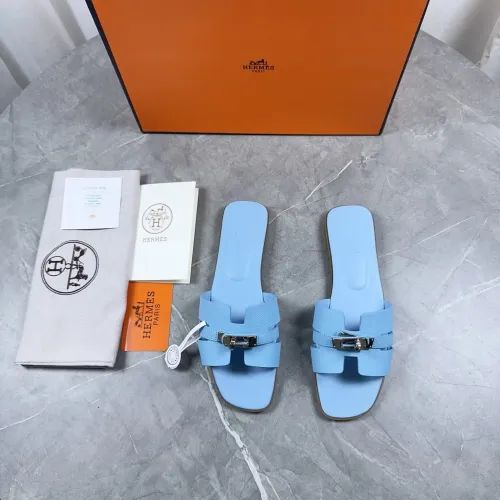 Replica Hermes Slippers For Women #1432990 $85.00 USD for Wholesale