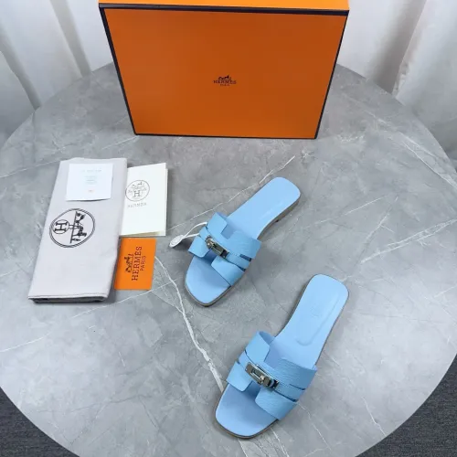 Replica Hermes Slippers For Women #1432990 $85.00 USD for Wholesale