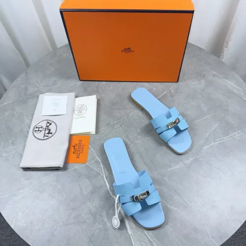 Replica Hermes Slippers For Women #1432990 $85.00 USD for Wholesale