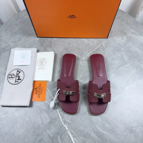 Replica Hermes Slippers For Women #1432991 $85.00 USD for Wholesale