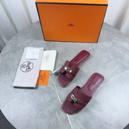 Replica Hermes Slippers For Women #1432991 $85.00 USD for Wholesale