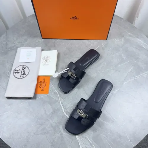 Replica Hermes Slippers For Women #1432992 $85.00 USD for Wholesale