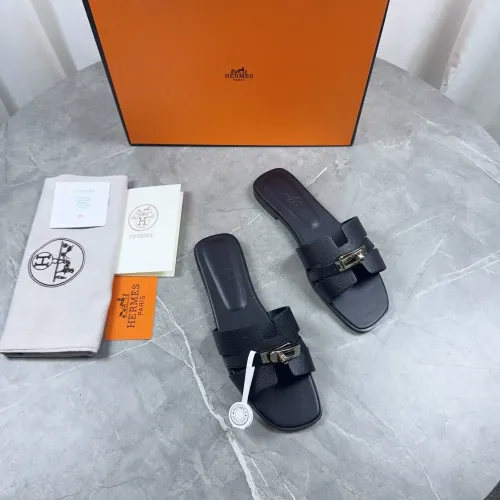 Replica Hermes Slippers For Women #1432992 $85.00 USD for Wholesale