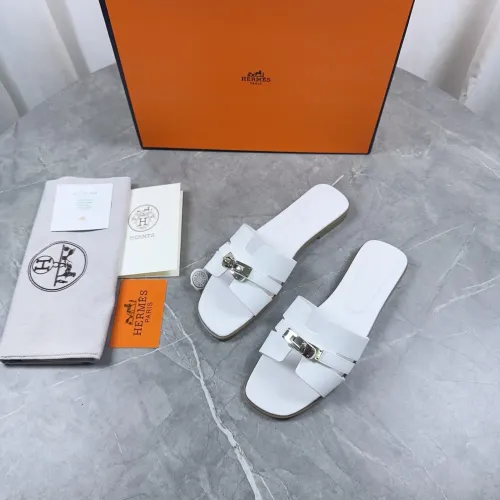 Replica Hermes Slippers For Women #1432993 $85.00 USD for Wholesale