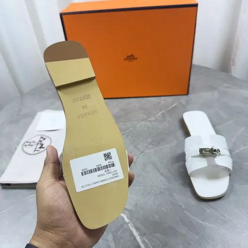 Replica Hermes Slippers For Women #1432993 $85.00 USD for Wholesale