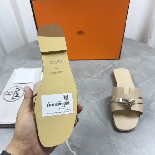 Replica Hermes Slippers For Women #1432994 $85.00 USD for Wholesale