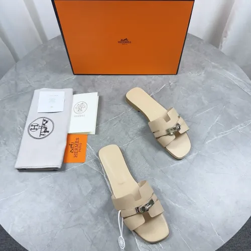 Replica Hermes Slippers For Women #1432994 $85.00 USD for Wholesale