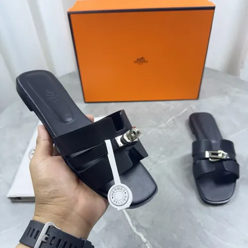 Replica Hermes Slippers For Women #1432997 $85.00 USD for Wholesale
