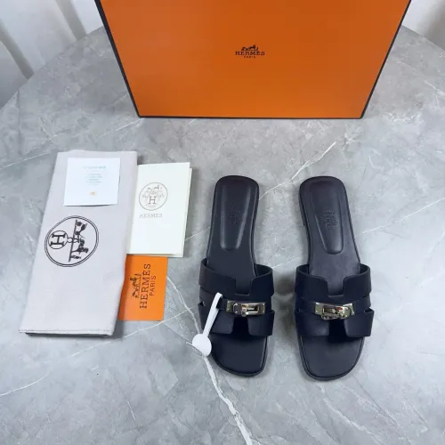 Replica Hermes Slippers For Women #1432997 $85.00 USD for Wholesale