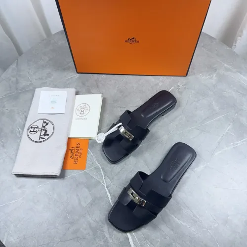 Replica Hermes Slippers For Women #1432997 $85.00 USD for Wholesale