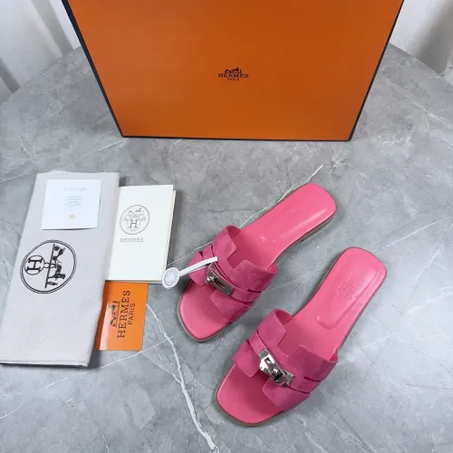 Replica Hermes Slippers For Women #1433000 $85.00 USD for Wholesale