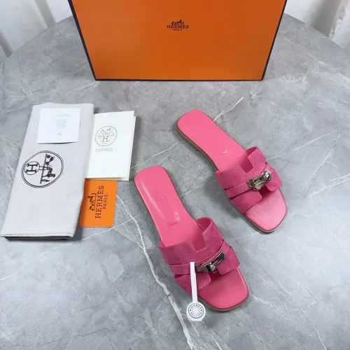 Replica Hermes Slippers For Women #1433000 $85.00 USD for Wholesale