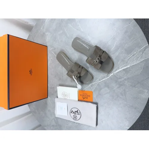Replica Hermes Slippers For Women #1433001 $85.00 USD for Wholesale