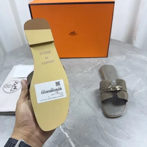 Replica Hermes Slippers For Women #1433001 $85.00 USD for Wholesale