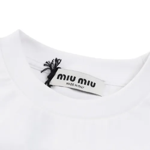 Replica MIU MIU T-Shirts Short Sleeved For Unisex #1433002 $52.00 USD for Wholesale