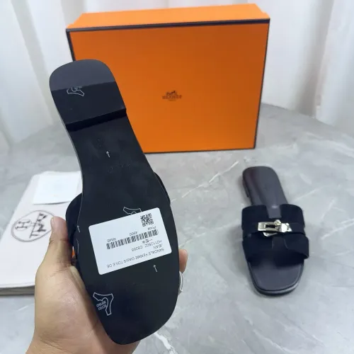 Replica Hermes Slippers For Women #1433005 $85.00 USD for Wholesale