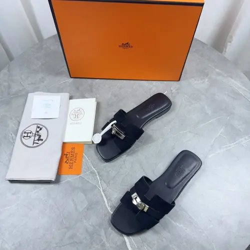 Replica Hermes Slippers For Women #1433005 $85.00 USD for Wholesale