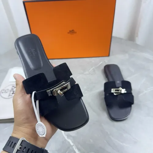 Replica Hermes Slippers For Women #1433005 $85.00 USD for Wholesale