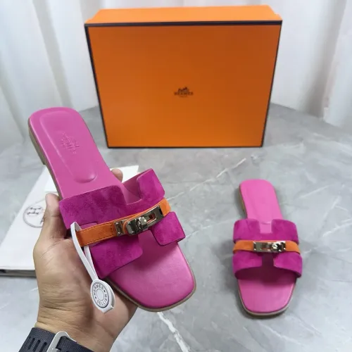 Wholesale Hermes Slippers For Women #1433007 $85.00 USD, Wholesale Quality Replica Hermes Slippers