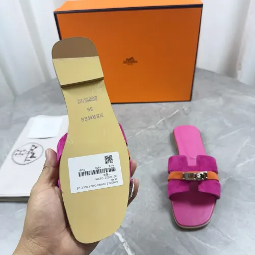 Replica Hermes Slippers For Women #1433007 $85.00 USD for Wholesale