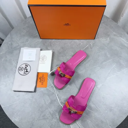 Replica Hermes Slippers For Women #1433007 $85.00 USD for Wholesale