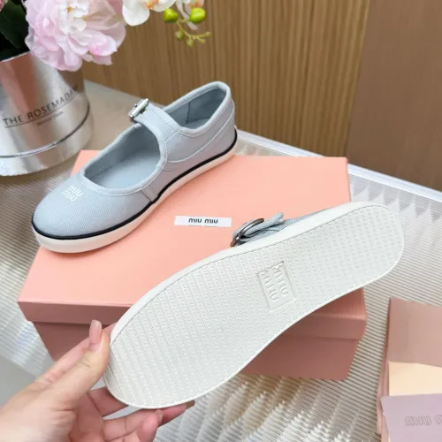 Replica MIU MIU Flat Shoes For Women #1433018 $76.00 USD for Wholesale