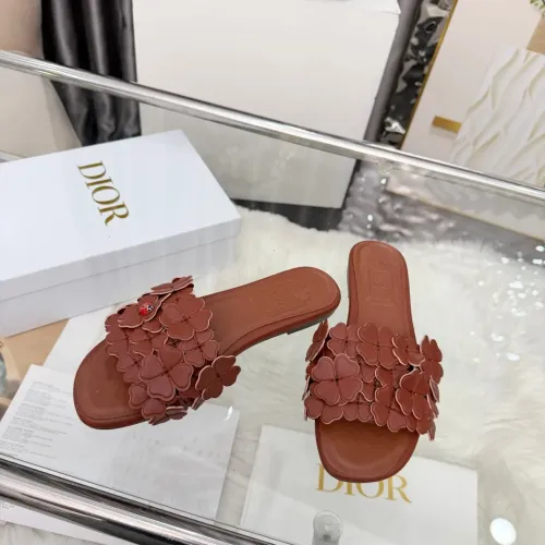 Replica Christian Dior Slippers For Women #1433036 $98.00 USD for Wholesale